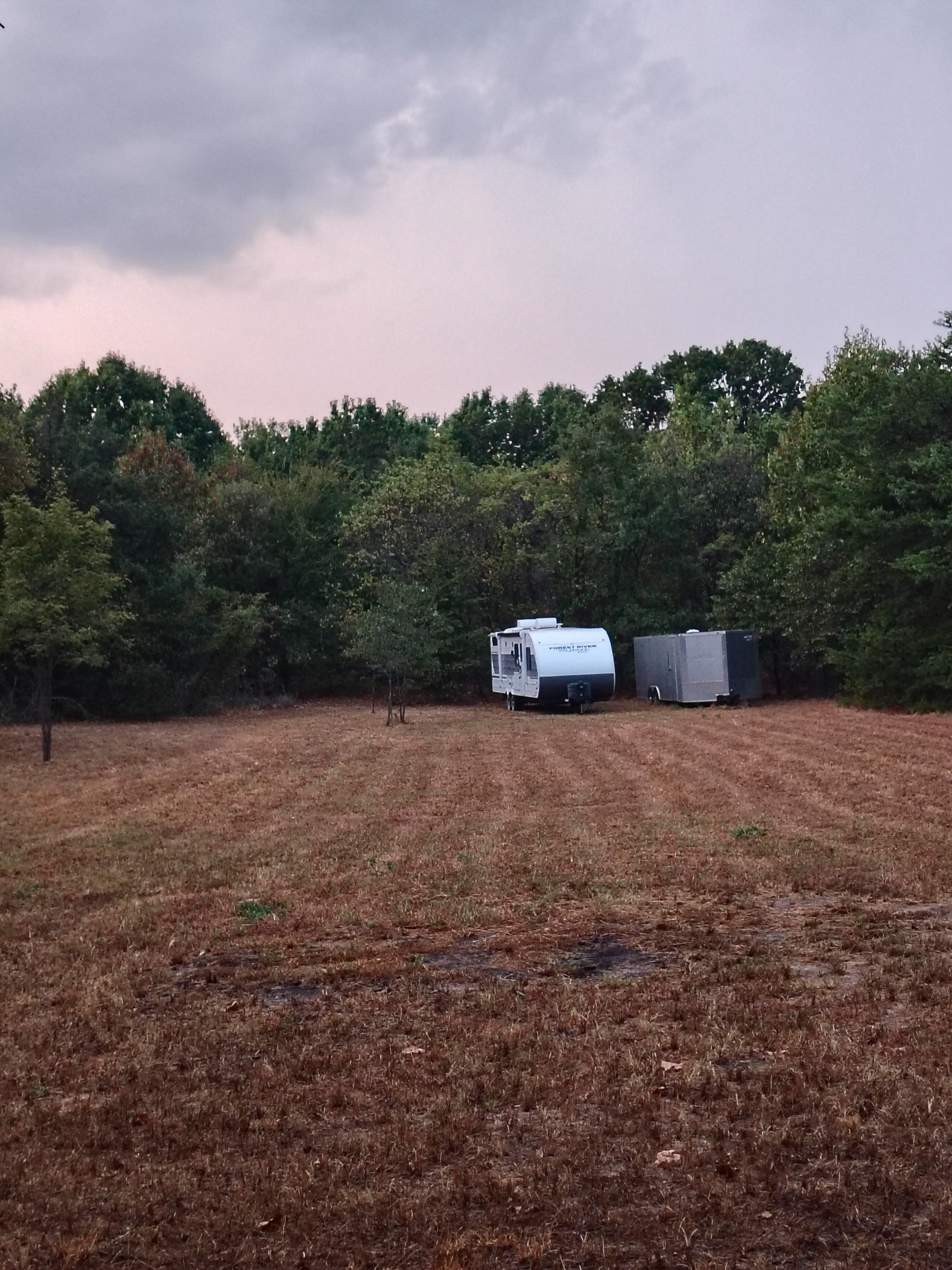 RV long term storage area at Peacock Pines