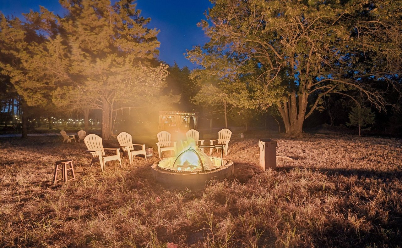 The Grove RV site at Peacock Pines