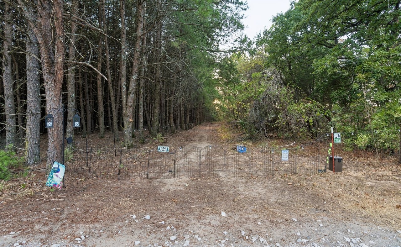 The Grove RV site at Peacock Pines