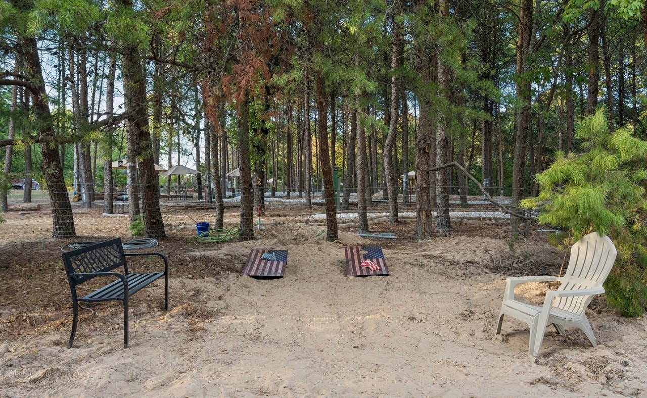The Nest RV site at Peacock Pines