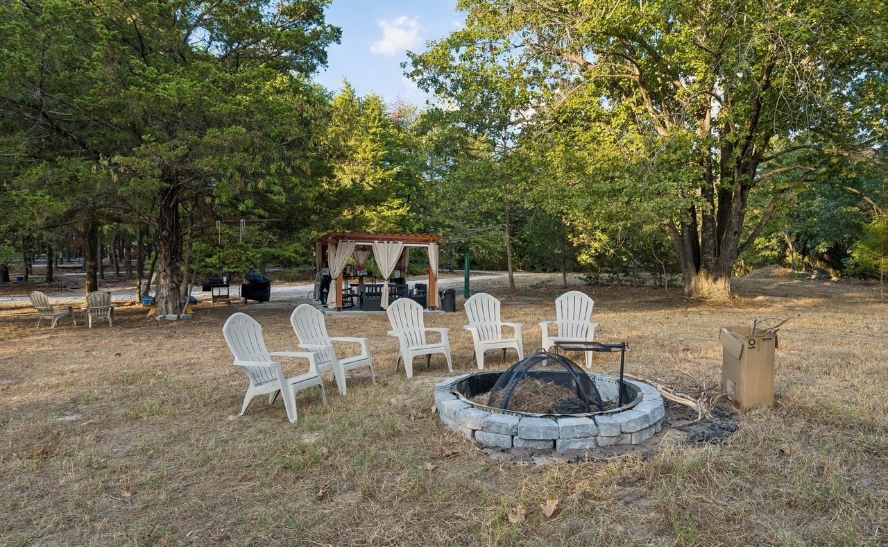The Plume RV site at Peacock Pines