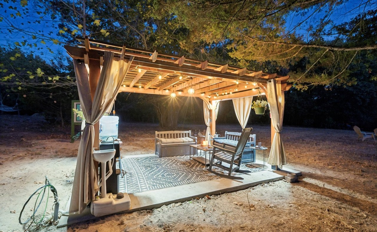 The Roost RV site at Peacock Pines