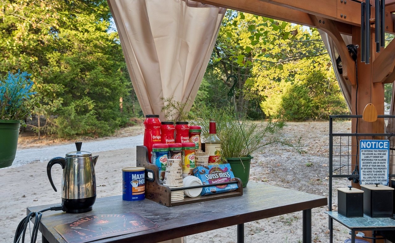 The Roost RV site at Peacock Pines