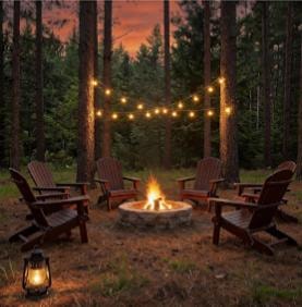 The Patagonia — community pergola at Peacock Pines