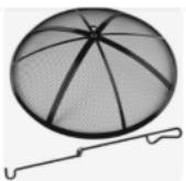 Fire Pit / Cooking Grate with Spark Screen